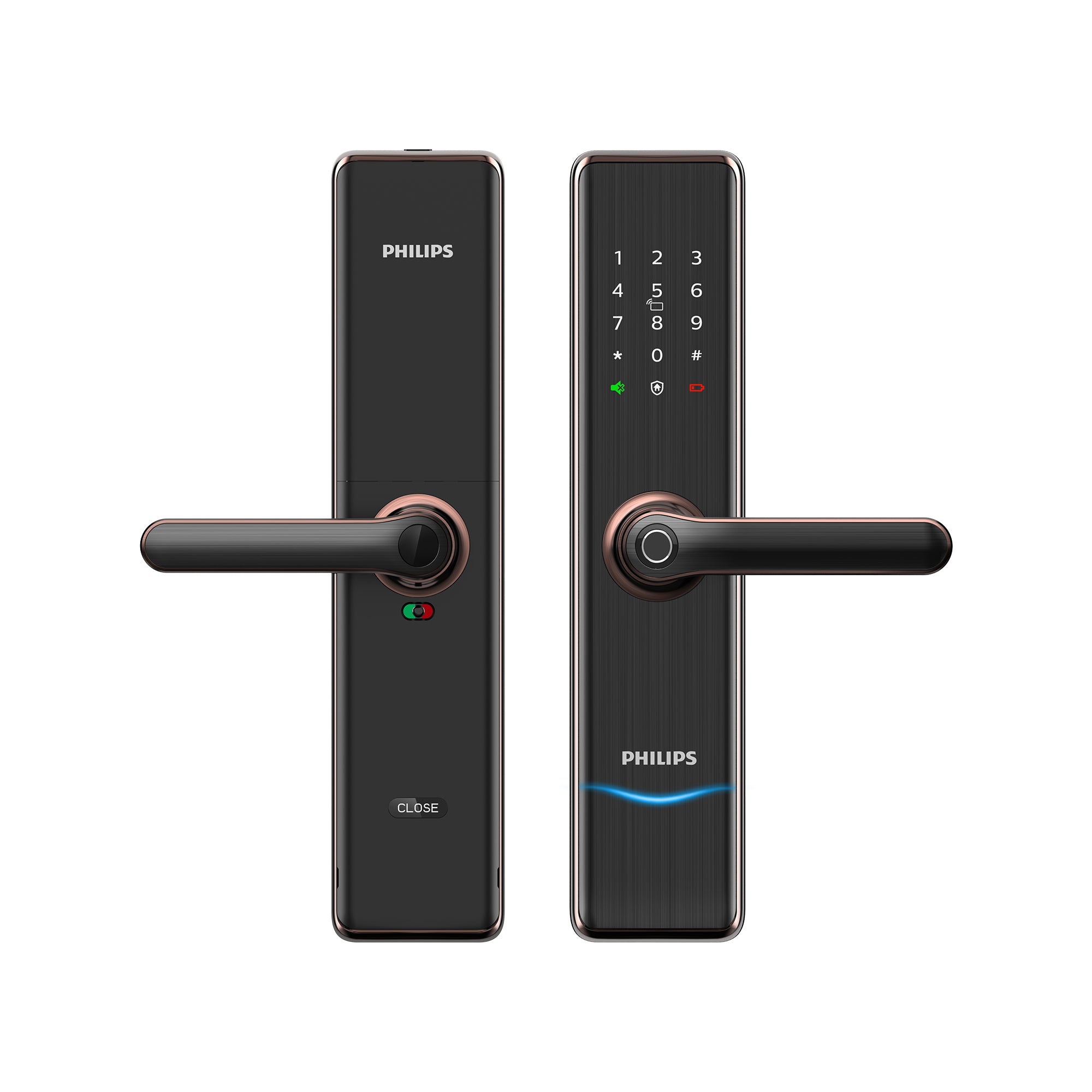 飛利浦 把手式智能門鎖 7300-5HWS