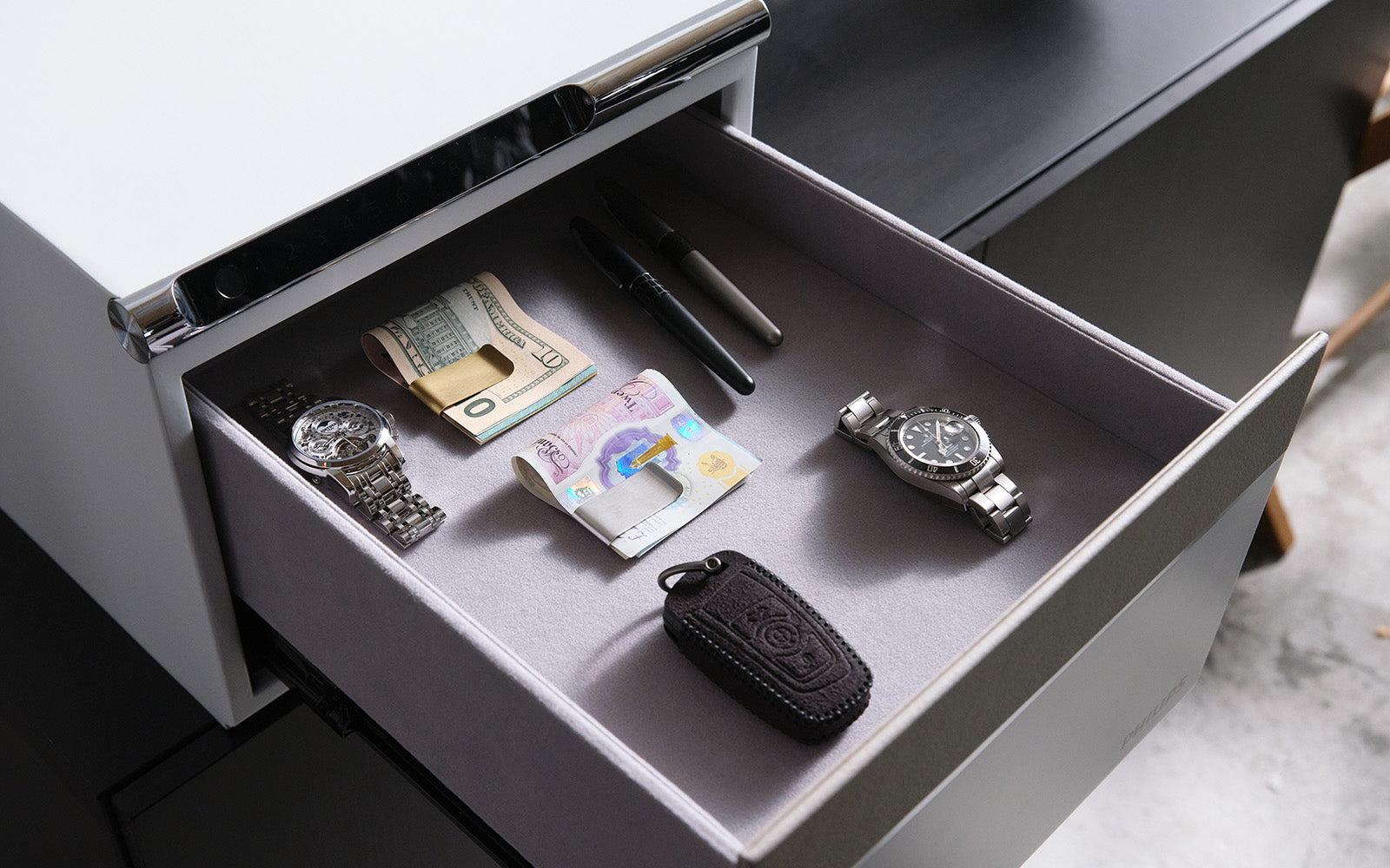 PHILIPS 飛利浦床頭櫃保險箱 SBX102