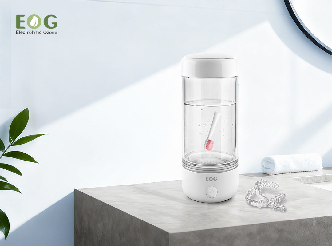 EOG M2000 超氧離子多功能杯產品主圖，便攜式除菌淨化杯